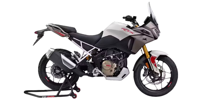 tvs apache rtx 300 on road price