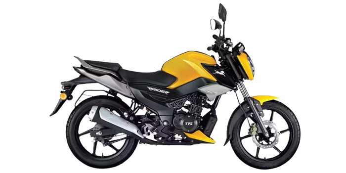 tvs raider 125 on road price