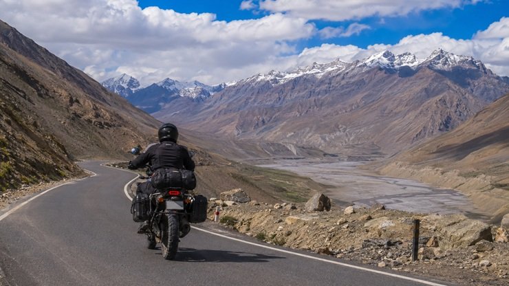 best bike riding roads india Delhi to Spiti Valley