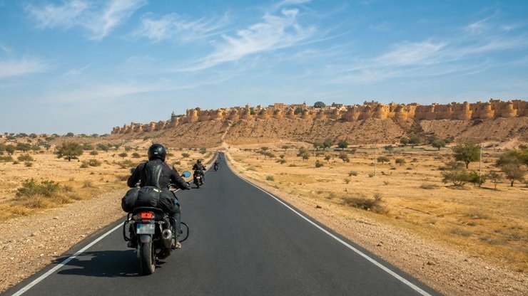 best bike riding routes in india Jaipur to Jaisalmer