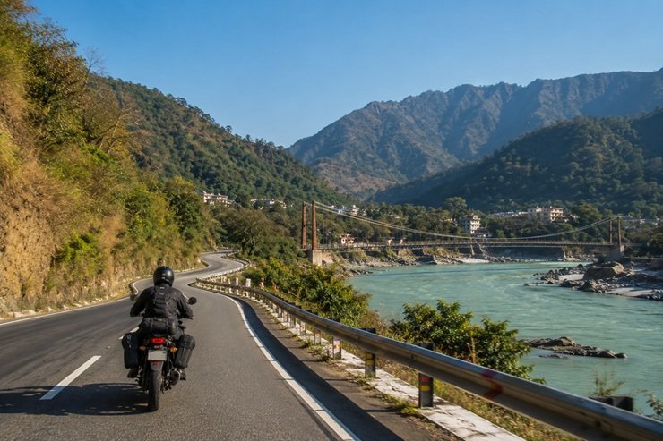 weekend bike ride from delhi Delhi to Rishikesh