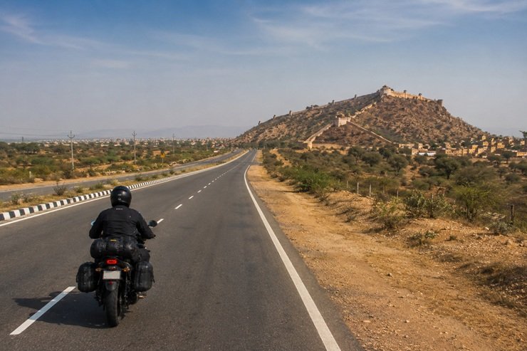 weekend bike trips from delhi Delhi to Jaipur
