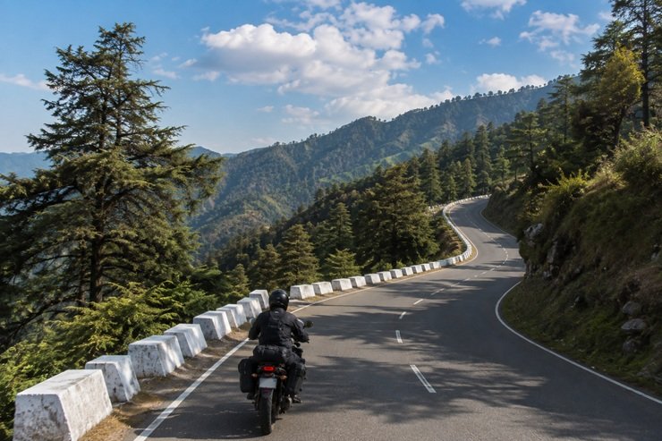 weekend bike trips from delhi Delhi to Lansdowne